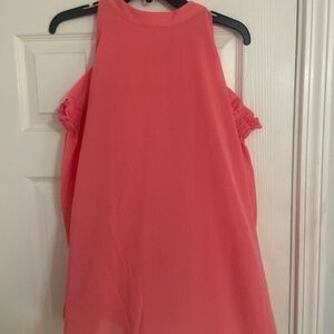 Coral pink large blouse